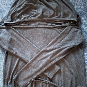 CAbi Charcoal Hooded Top